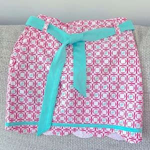 Girls Turtles & Tees golf skirt with built in shorts